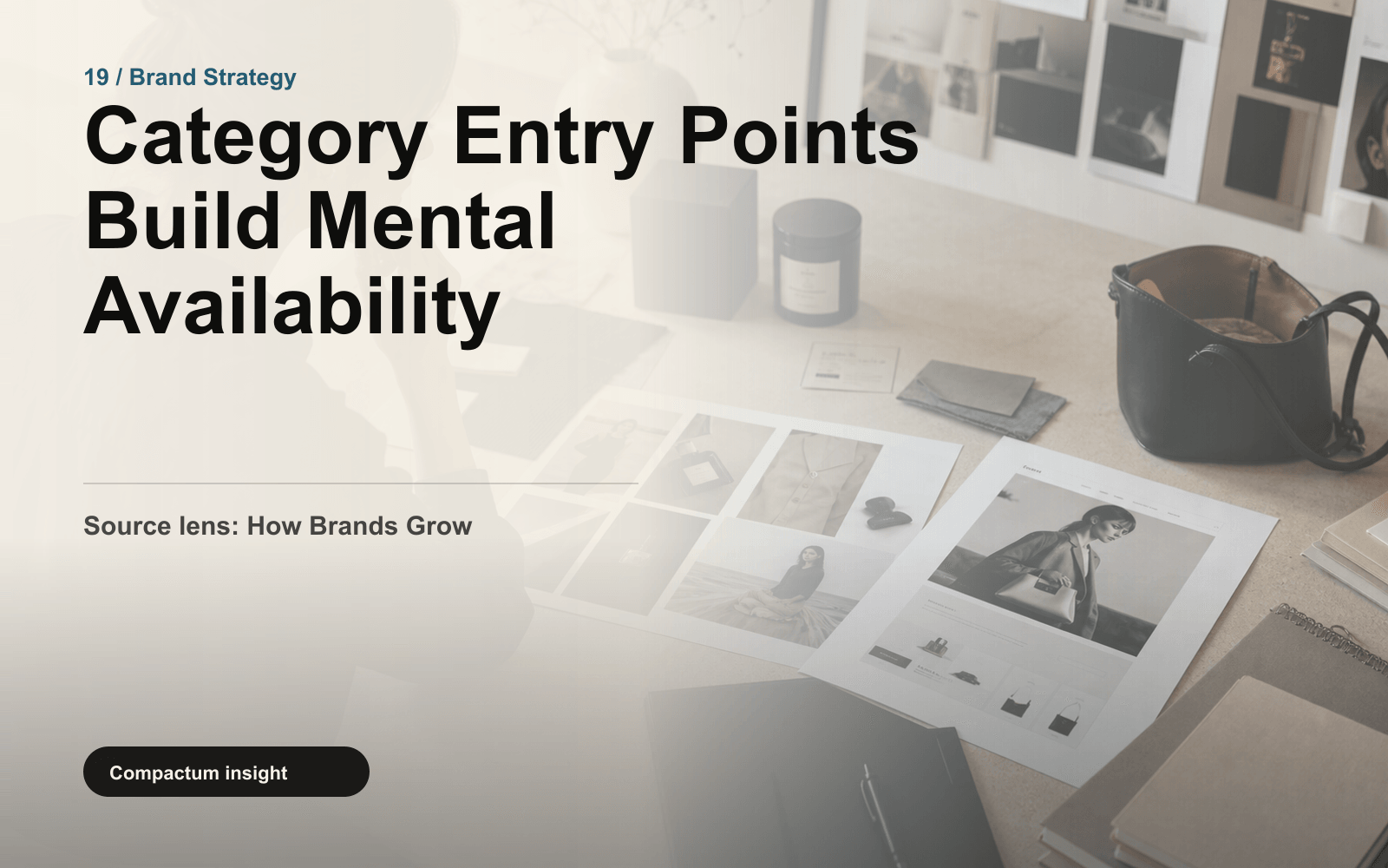 Category Entry Points Build Mental Availability editorial visual