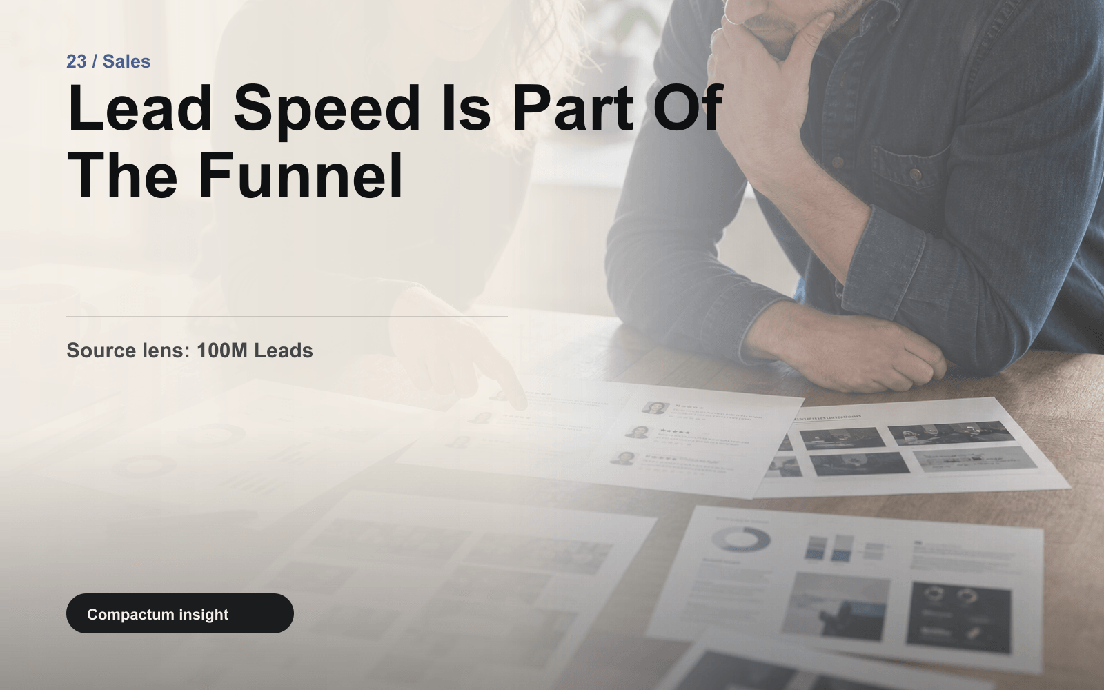 Lead Speed Is Part Of The Funnel editorial photograph