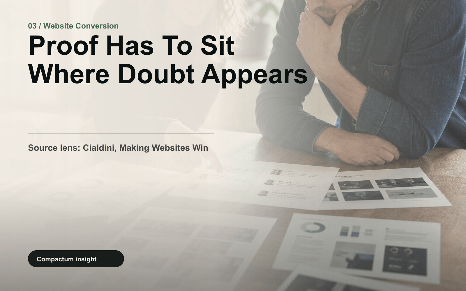 Proof Has To Sit Where Doubt Appears editorial photograph